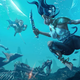 Concept art that possibly features famous Tevene magister Dorian Pavus and famous Rivaini pirate Isabela